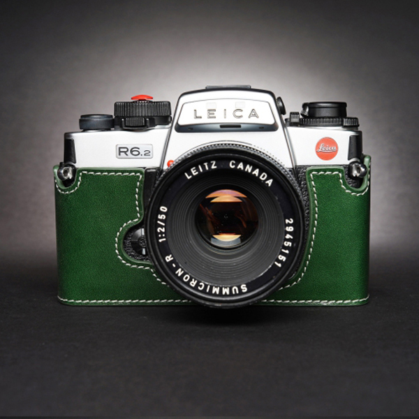 Genuine Real Leather Camera Bag Case Cover For Leica R6 R6II R6.2 R7 R5 R4 R3 - Picture 32 of 43