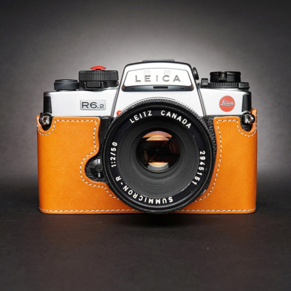 Genuine Real Leather Camera Bag Case Cover For Leica R6 R6II R6.2 R7 R5 R4 R3 - Picture 33 of 43