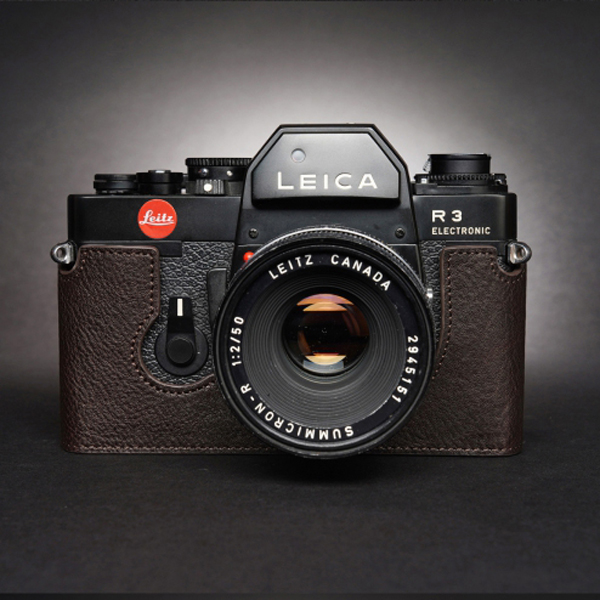 Genuine Real Leather Camera Bag Case Cover For Leica R6 R6II R6.2 R7 R5 R4 R3 - Picture 40 of 43
