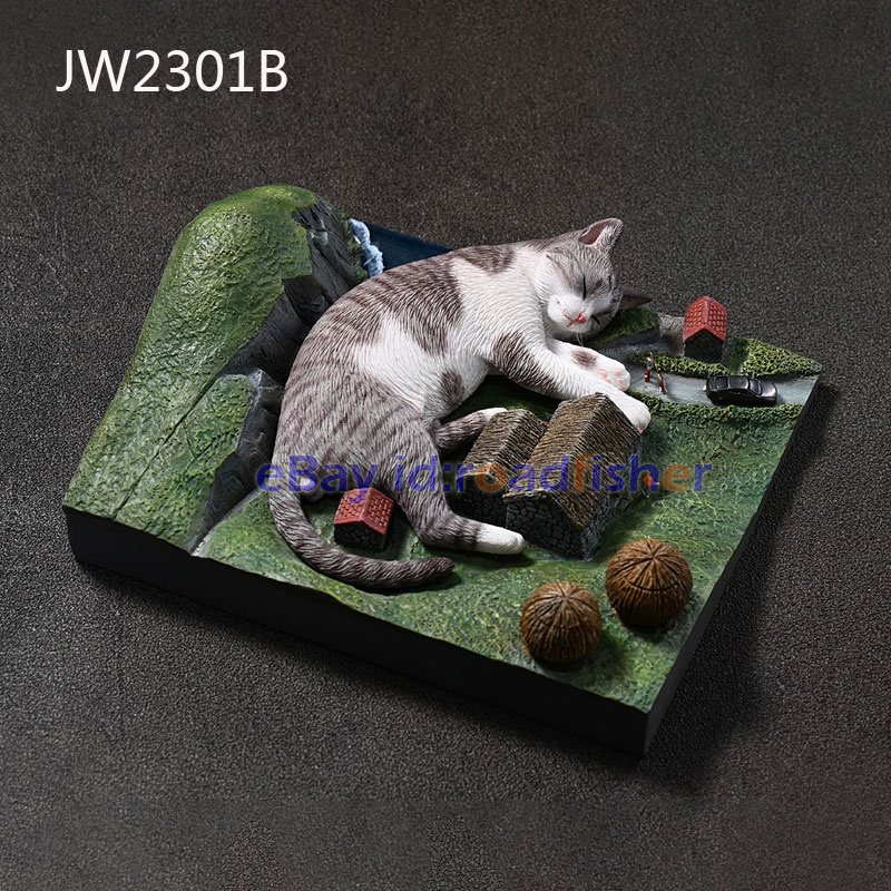JXK 1/6 Atacando Gato Gigante Modelo Mascota Animal Escena Decoración Figura Juguete - Imagen 26 de 29