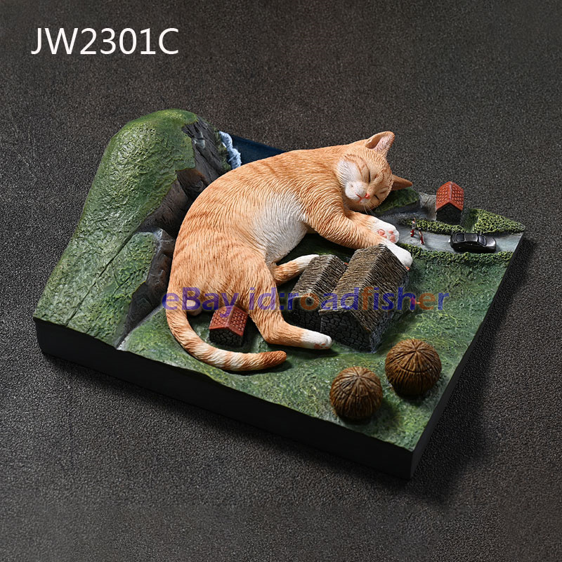 JXK 1/6 Atacando Gato Gigante Modelo Mascota Animal Escena Decoración Figura Juguete - Imagen 27 de 29