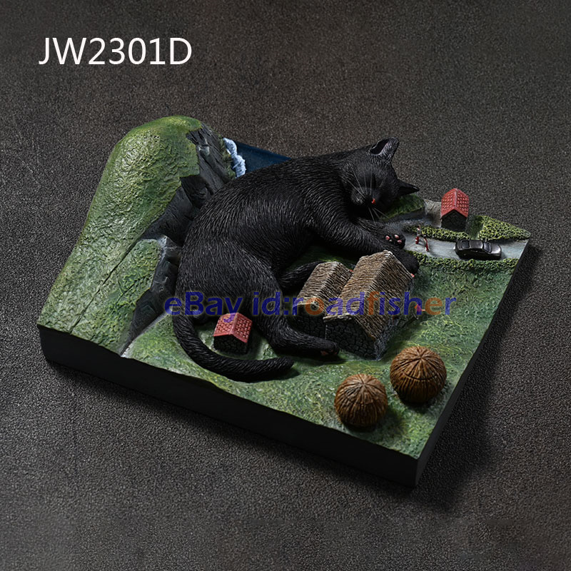 JXK 1/6 Atacando Gato Gigante Modelo Mascota Animal Escena Decoración Figura Juguete - Imagen 28 de 29