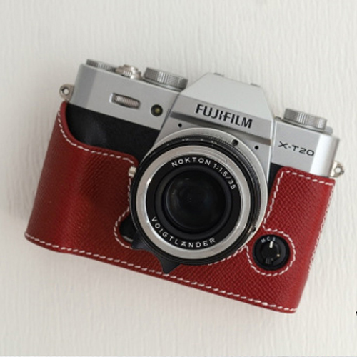 Leather Camera Bag Case Cover For Fujifilm Fuji XT5 X-T5 XT30 XT30II XT20 XT10 - Picture 20 of 22