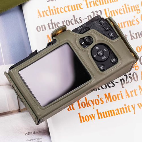 Vintage Genuine Real Leather Camera Bag Case Cover For Ricoh GR GR1 GR2 GR3 GR3X - Picture 13 of 17