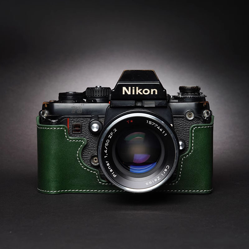Genuine Leather Camera Bag Case Protect Cover Belt For Nikon F3 F3HP F3AF F3T - Picture 11 of 11