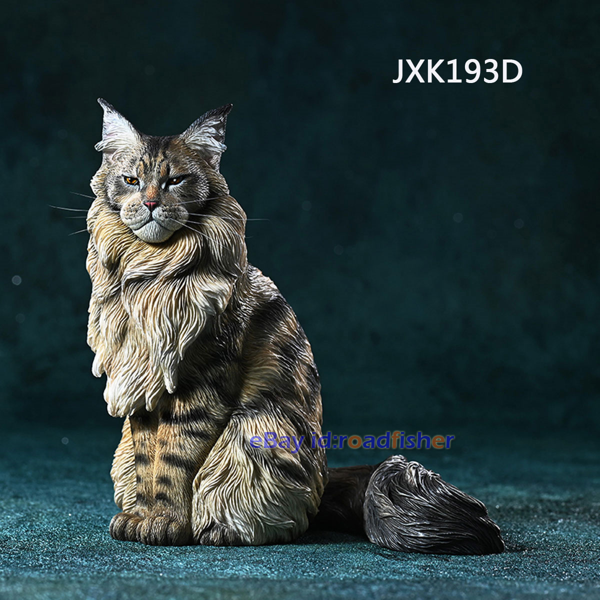 JXK 1/6 Maine Coon 2.0 Gato Modelo Mascota Figura Escena Decoración Colección Juguetes de Animales - Imagen 22 de 22