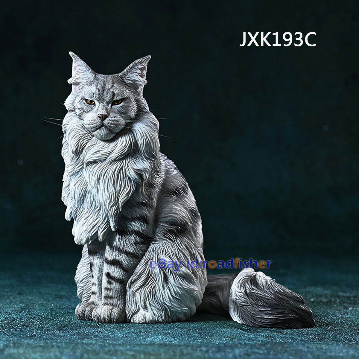 JXK 1/6 Maine Coon 2.0 Gato Modelo Mascota Figura Escena Decoración Colección Juguetes de Animales - Imagen 21 de 22