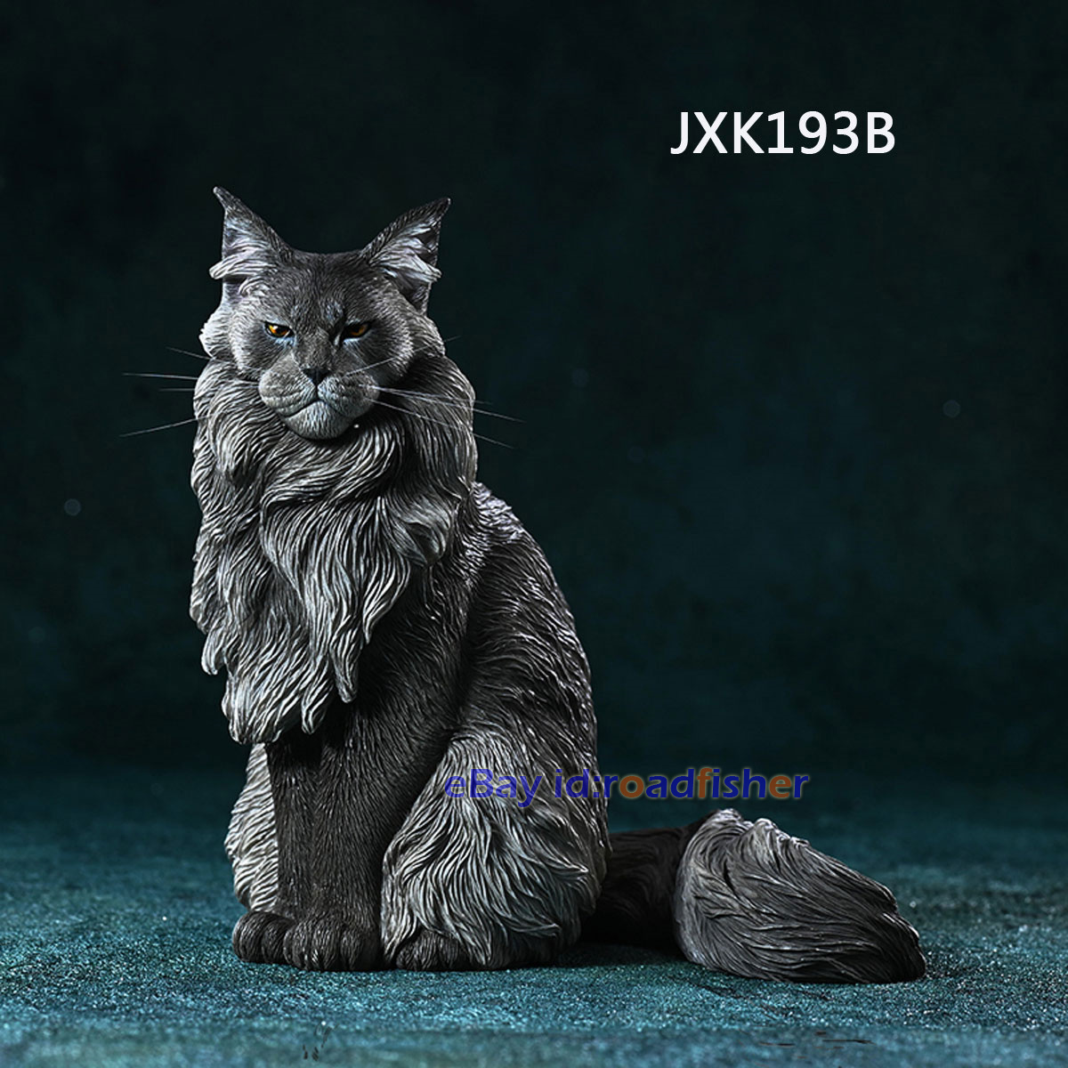 JXK 1/6 Maine Coon 2.0 Gato Modelo Mascota Figura Escena Decoración Colección Juguetes de Animales - Imagen 20 de 22