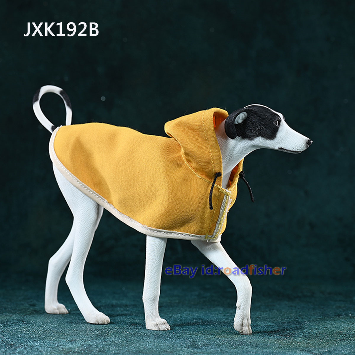 JXK 1/6 Azawakh Perro Modelo Resina Caza Perro Animal Figura Escena Decoración Niños Juguete - Imagen 24 de 26