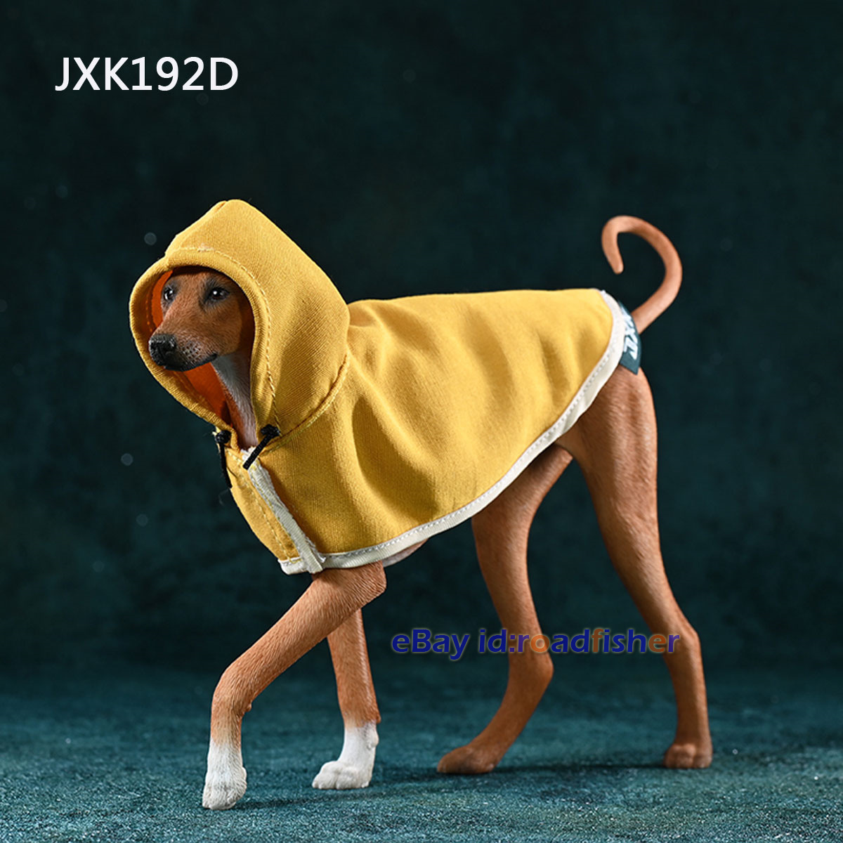 JXK 1/6 Azawakh Perro Modelo Resina Caza Perro Animal Figura Escena Decoración Niños Juguete - Imagen 26 de 26