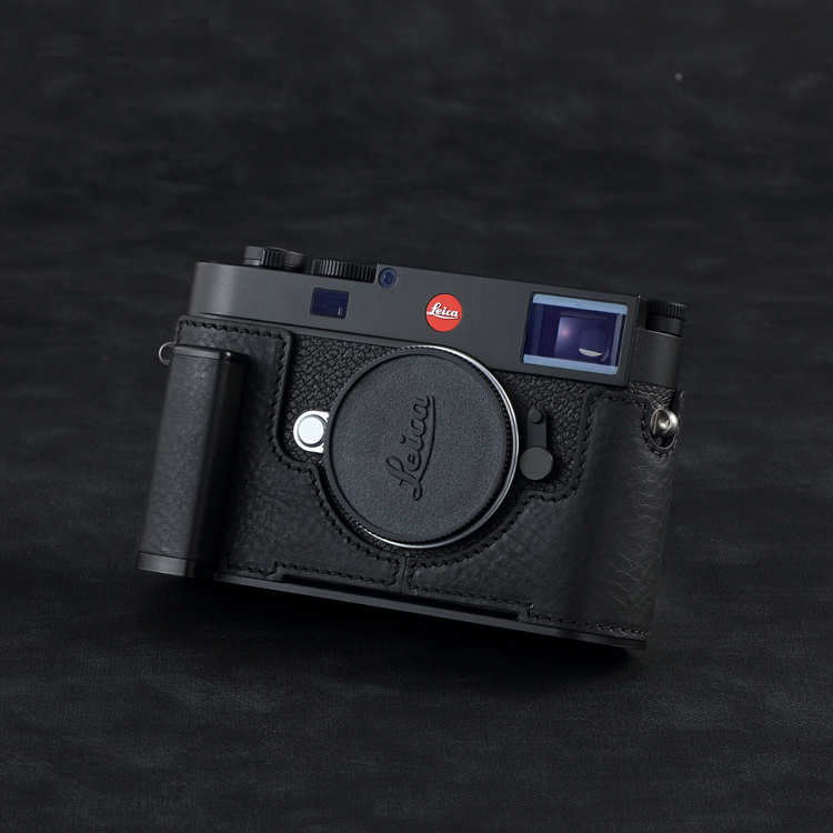 Genuine Real Leather Camera Bag Case Protect Cover Half Base for Leica M11 M11P - Picture 18 of 21