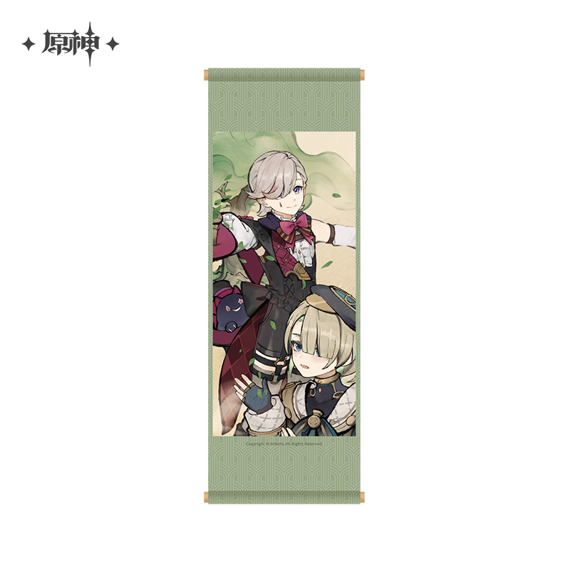 miHoYo Genshin Impact Scroll painting Lion Dance Gaming Lyney Lynette Official - Picture 5 of 6