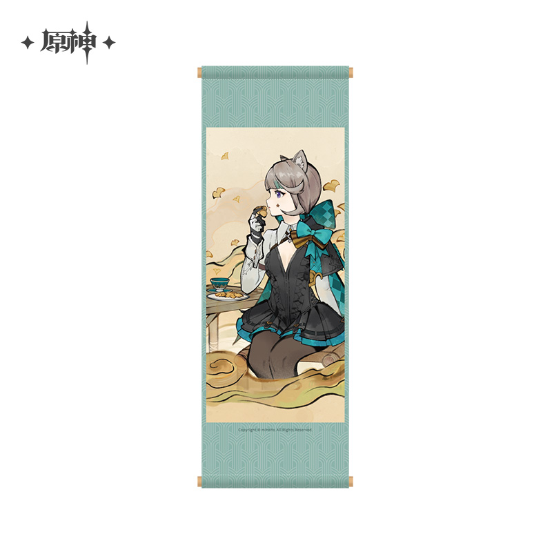 miHoYo Genshin Impact Scroll painting Lion Dance Gaming Lyney Lynette Official - Picture 6 of 6