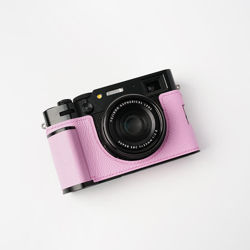 Genuine Real Leather Camera Bag Case Protect Cover Grip for Fuji X-100VI X100VI - Picture 21 of 26