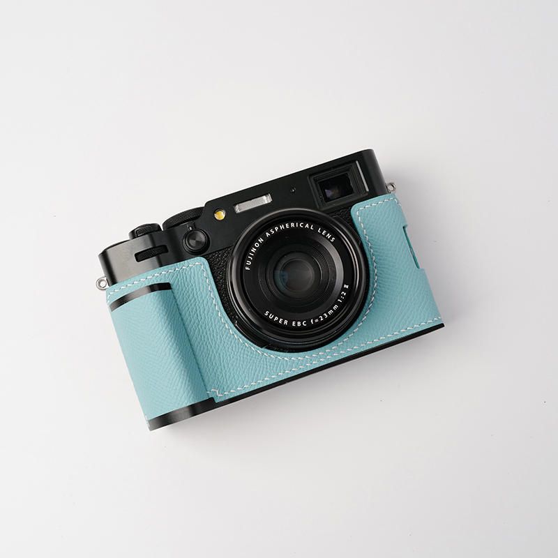 Genuine Real Leather Camera Bag Case Protect Cover Grip for Fuji X-100VI X100VI - Picture 22 of 26