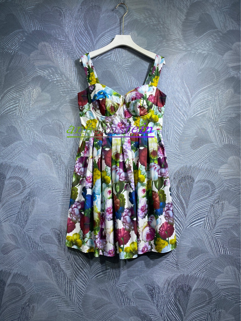 Women's Spring 2024 New Sling Cotton Print Dress