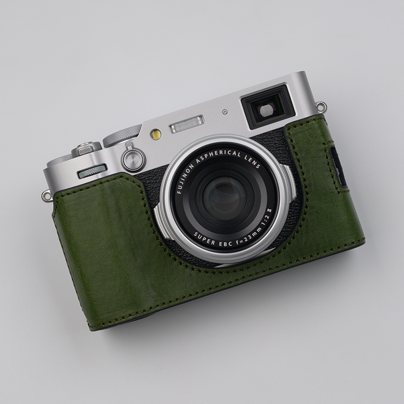 Real Leather Camera Bag Case Protect Cover Grip For Fuji X100VI