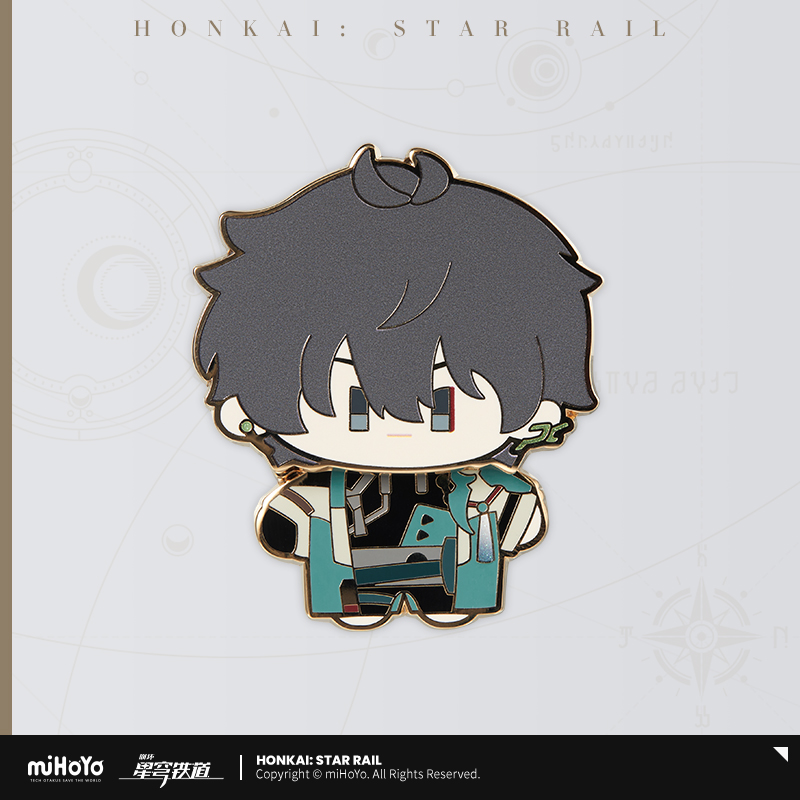 MiHoYo Honkai: Insignia Star Rail Shake Lindo Emblema de Metal Prendedores Oficiales Originales - Imagen 8 de 13