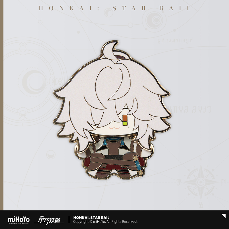 MiHoYo Honkai: Insignia Star Rail Shake Lindo Emblema de Metal Prendedores Oficiales Originales - Imagen 10 de 13