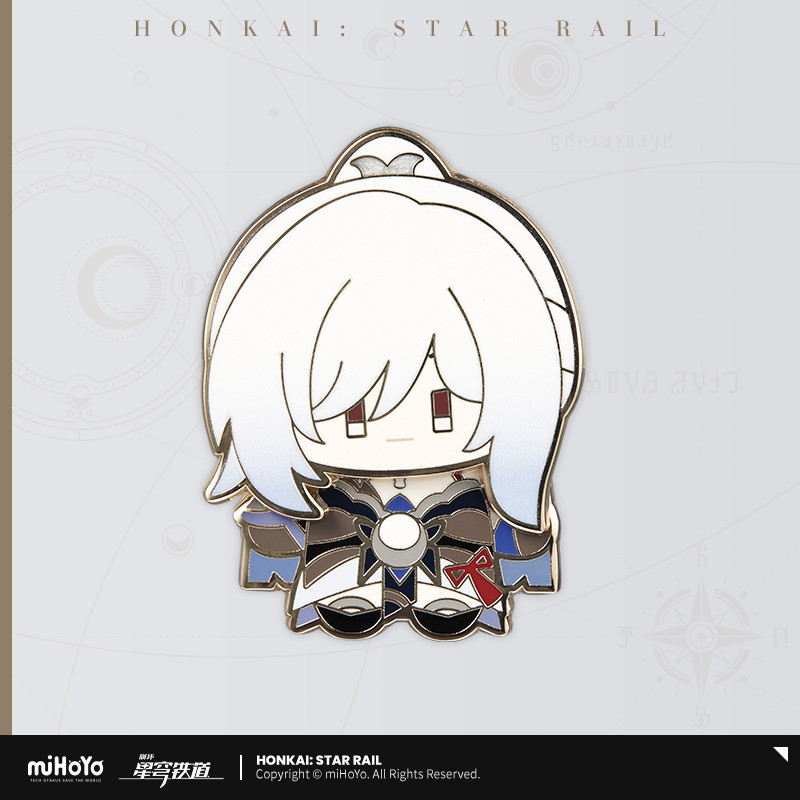 MiHoYo Honkai: Insignia Star Rail Shake Lindo Emblema de Metal Prendedores Oficiales Originales - Imagen 11 de 13
