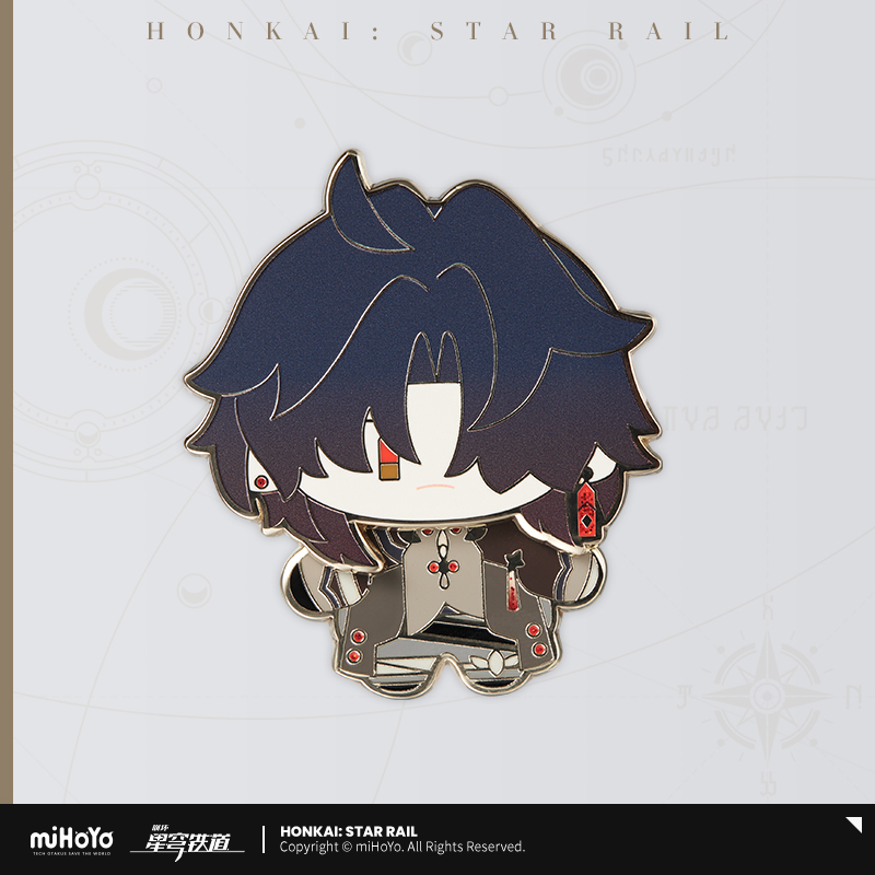 MiHoYo Honkai: Insignia Star Rail Shake Lindo Emblema de Metal Prendedores Oficiales Originales - Imagen 12 de 13