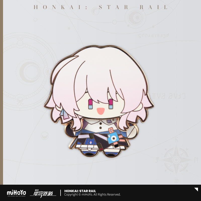 MiHoYo Honkai: Insignia Star Rail Shake Lindo Emblema de Metal Prendedores Oficiales Originales - Imagen 13 de 13