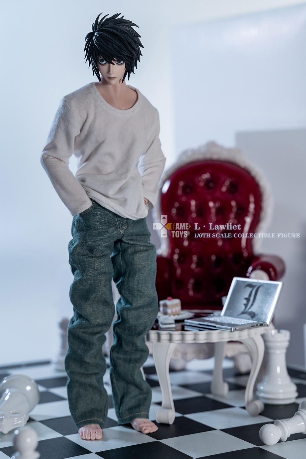 GAMETOYS 1/6 GT-007/008/008A L·Lawliet/Yagami Light 1/6 MASSSTAB SAMMLERFIGUR - Bild 12 von 32