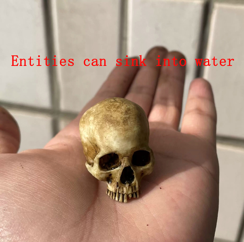Skull Human Skeleton 1/6 PVC 3D Printed Model DIY Halloween Ornament Toys