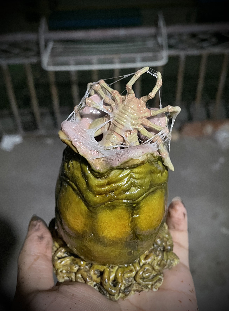 1/6 Alien VS Predator Huevo Alienígena Modelo Hecho a Mano Resina Sólida Modelo Juguetes - Imagen 12 de 14