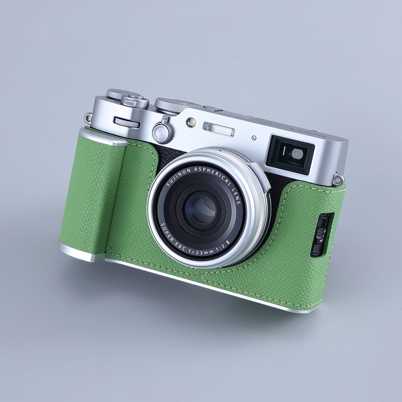 Real Leather Camera Bag Case Protect Cover Grip Handle for Fuji X-100VI X100VI - Picture 37 of 42