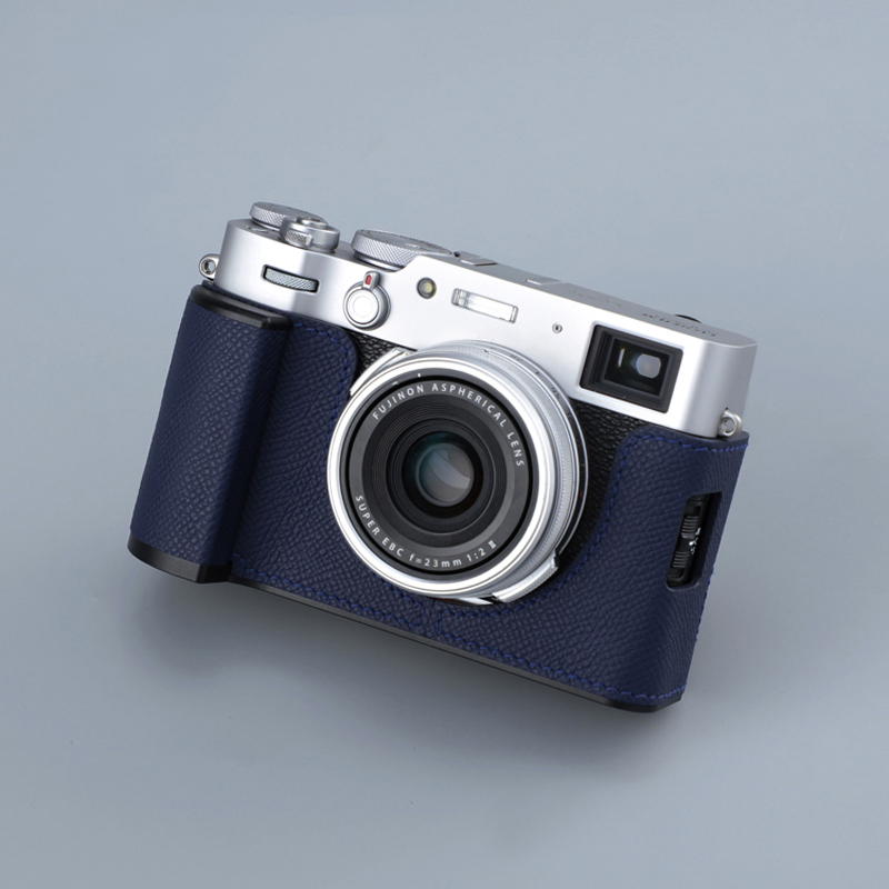 Real Leather Camera Bag Case Protect Cover Grip Handle for Fuji X-100VI X100VI - Picture 41 of 42