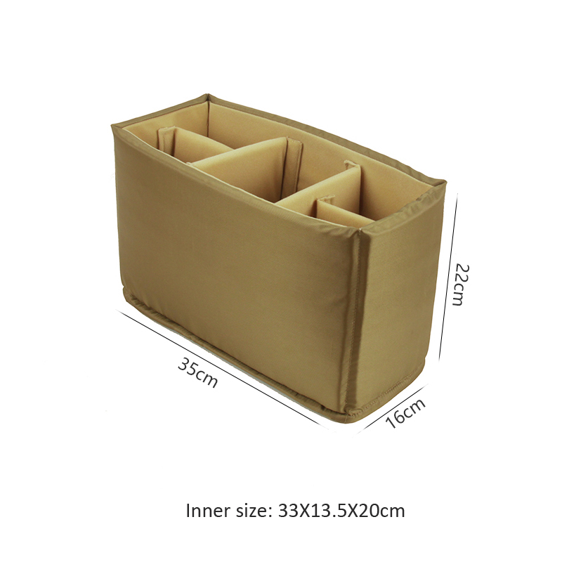 Camera Bag Insert Protect Case Cover Partition Dividers Cap For Canon Nikon Sony - Picture 13 of 14