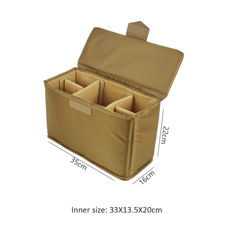 Camera Bag Insert Protect Case Cover Partition Dividers Cap For Canon Nikon Sony - Picture 14 of 14