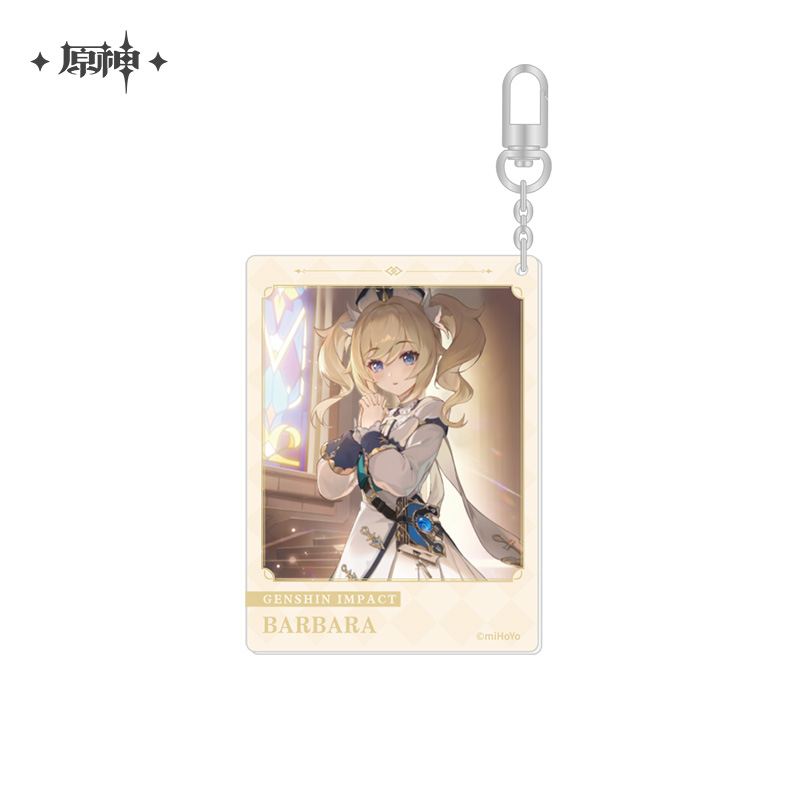 miHoYo Genshin Impact Acryl Keychain Official Happy Birthday Acrylic Keyring - Picture 7 of 24