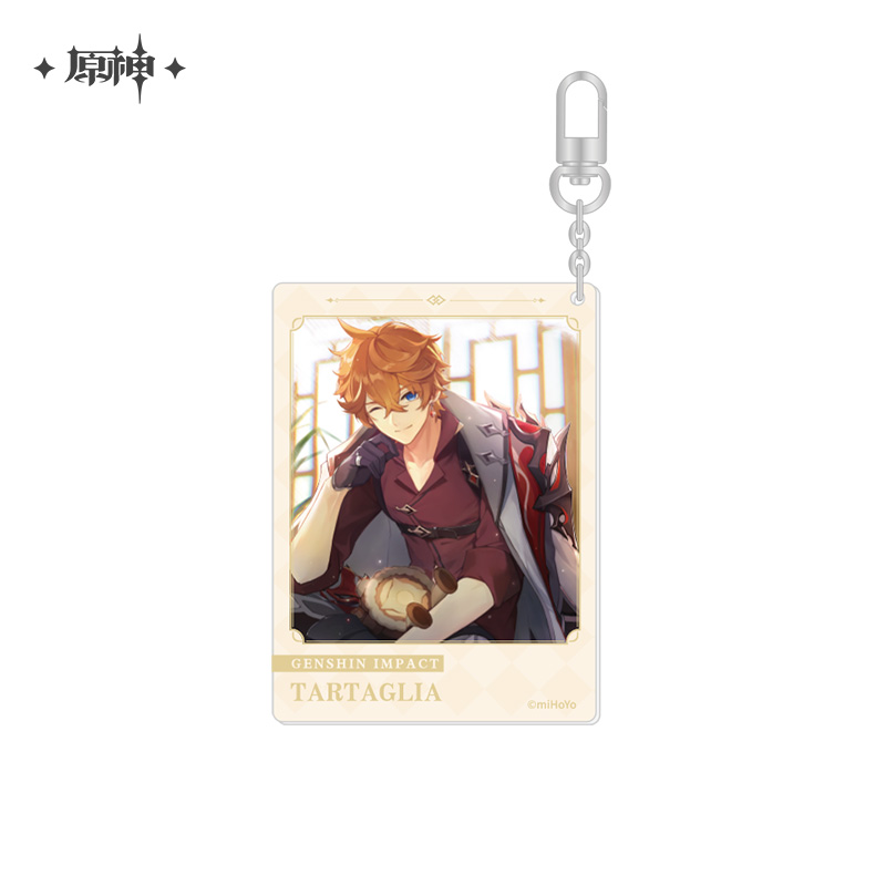 miHoYo Genshin Impact Acryl Keychain Official Happy Birthday Acrylic Keyring - Picture 8 of 24
