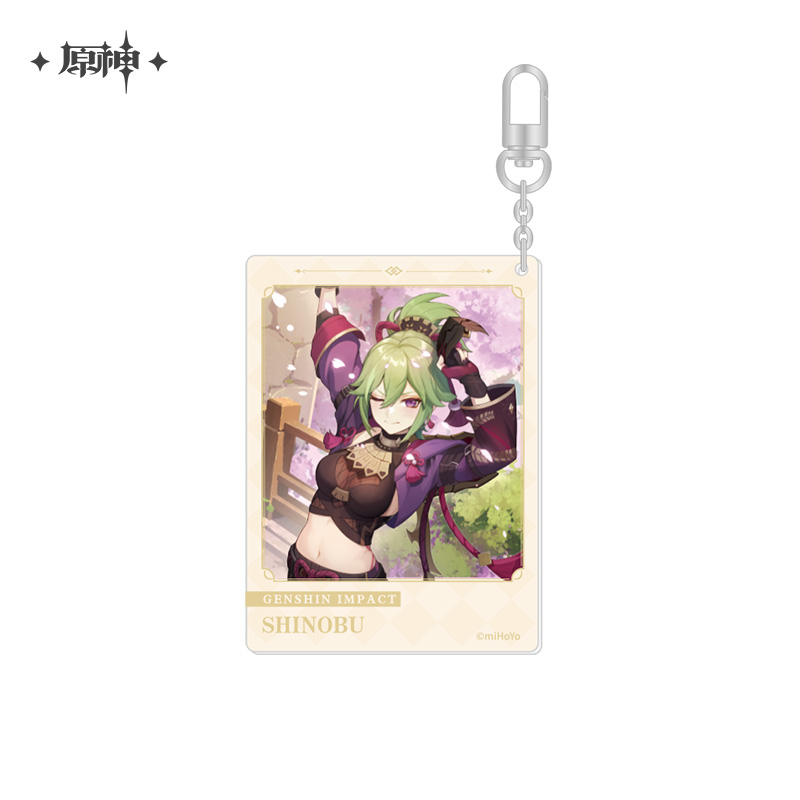 miHoYo Genshin Impact Acryl Keychain Official Happy Birthday Acrylic Keyring - Picture 13 of 24