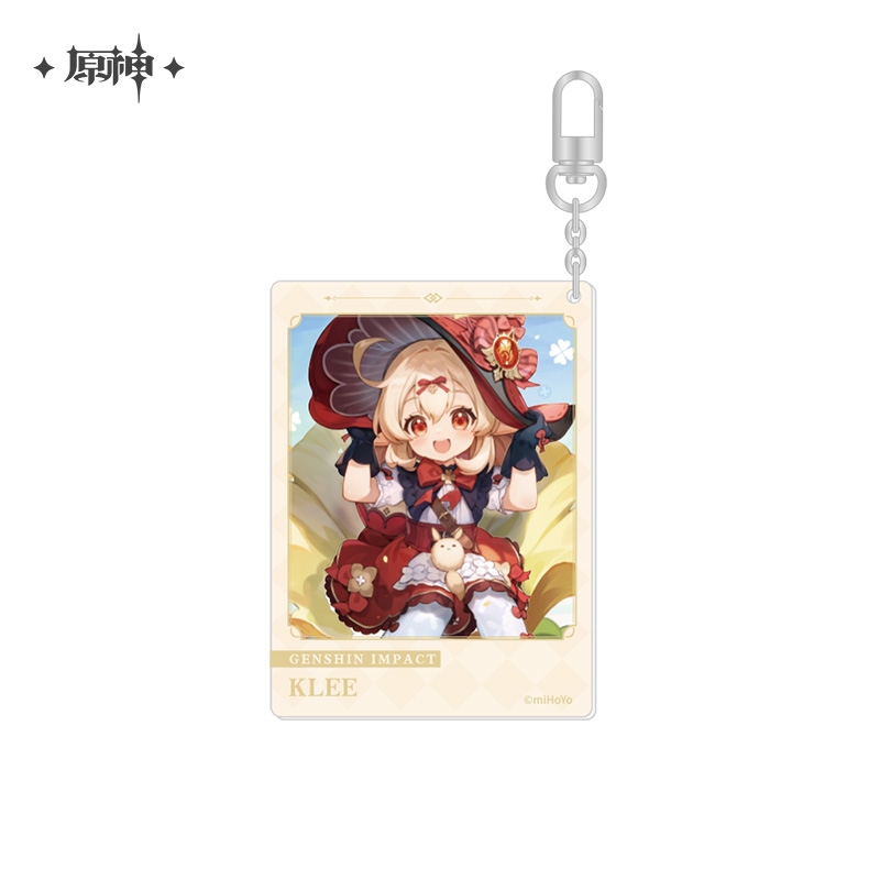 miHoYo Genshin Impact Acryl Keychain Official Happy Birthday Acrylic Keyring - Picture 15 of 24