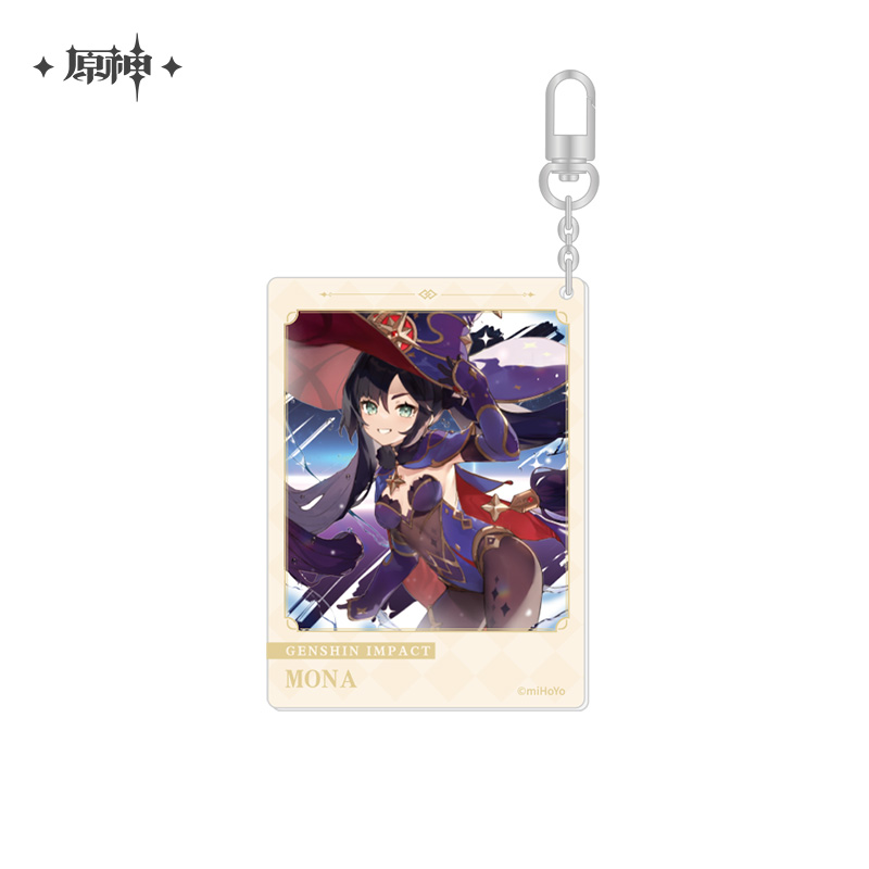 miHoYo Genshin Impact Acryl Keychain Official Happy Birthday Acrylic Keyring - Picture 17 of 24
