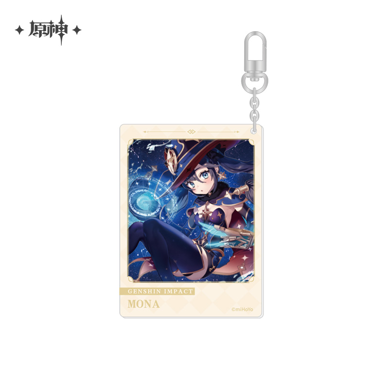 miHoYo Genshin Impact Acryl Keychain Official Happy Birthday Acrylic Keyring - Picture 18 of 24
