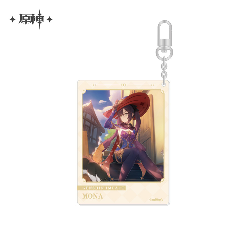 miHoYo Genshin Impact Acryl Keychain Official Happy Birthday Acrylic Keyring - Picture 19 of 24