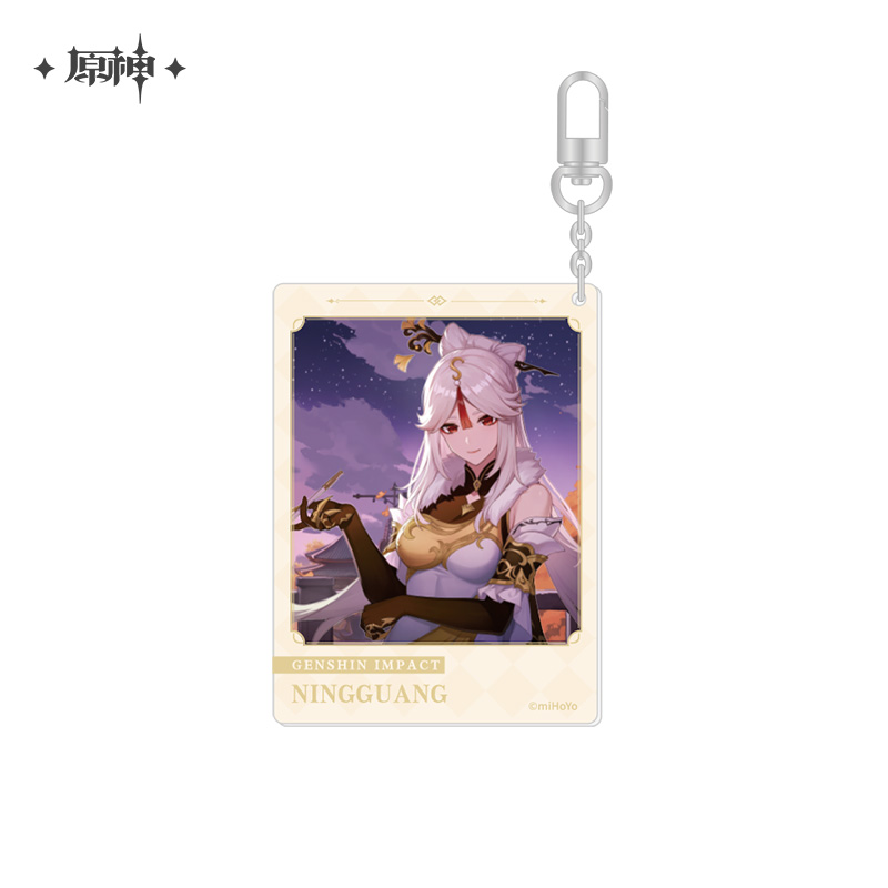 miHoYo Genshin Impact Acryl Keychain Official Happy Birthday Acrylic Keyring - Picture 22 of 24