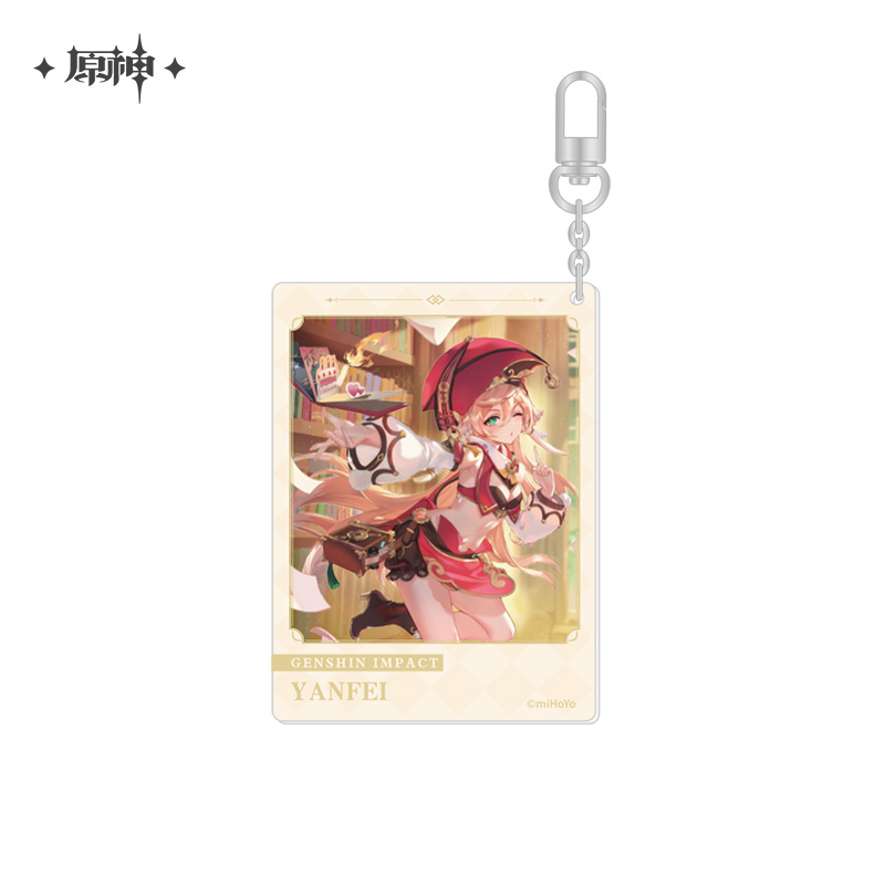 miHoYo Genshin Impact Acryl Keychain Official Happy Birthday Acrylic Keyring - Picture 23 of 24
