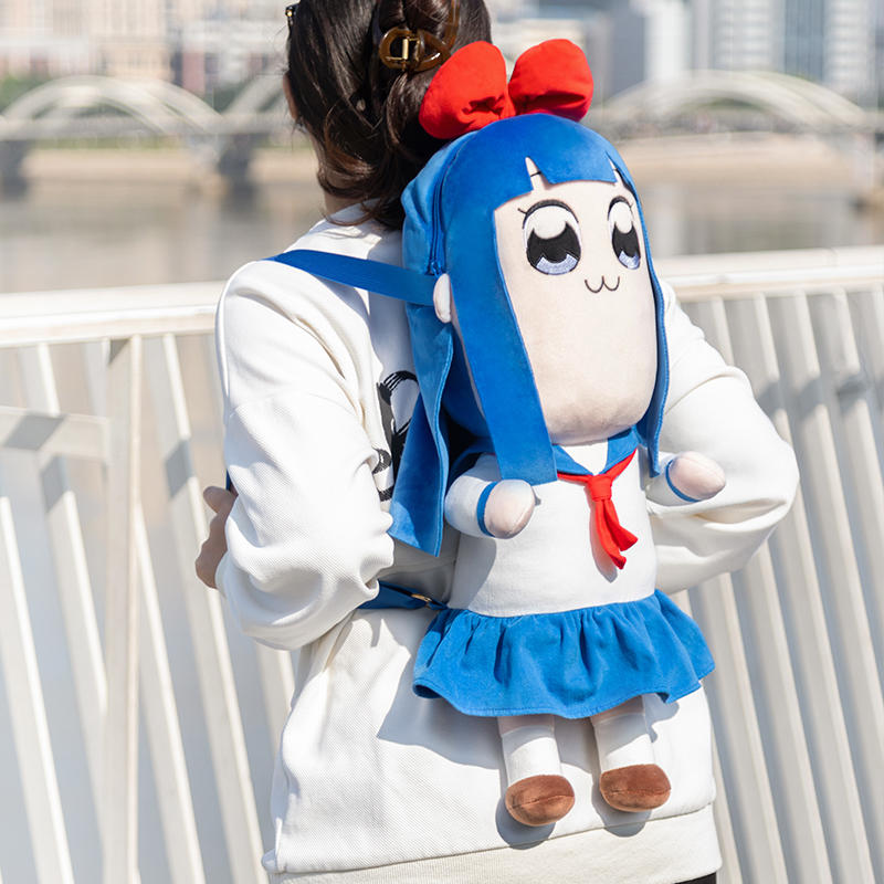 Pop Team Epic Pipi 20.6*60cm Pop 34.5*45cm Genuine Action Figure