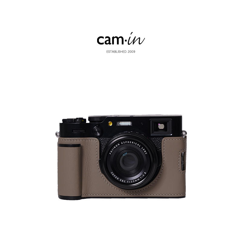 Genuine Real Cowhide Leather Camera Bag Protect Case For Fuji X-100VI X100VI - Picture 18 of 24