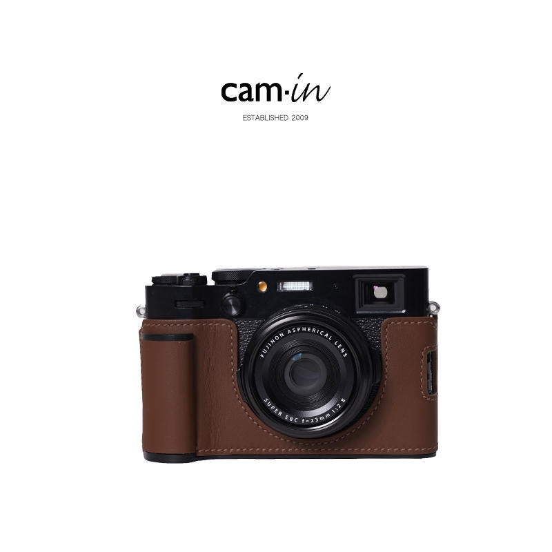 Genuine Real Cowhide Leather Camera Bag Protect Case For Fuji X-100VI X100VI - Picture 19 of 24
