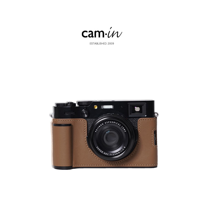 Genuine Real Cowhide Leather Camera Bag Protect Case For Fuji X-100VI X100VI - Picture 20 of 24