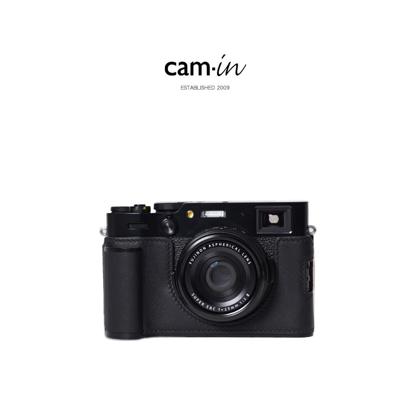 Genuine Real Cowhide Leather Camera Bag Protect Case For Fuji X-100VI X100VI - Picture 22 of 24