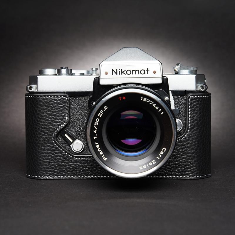 Genuine Leather Camera Bag Case Protect Cover Belt For Nikomat FTN FT FT2 FT3 FS - Picture 22 of 26