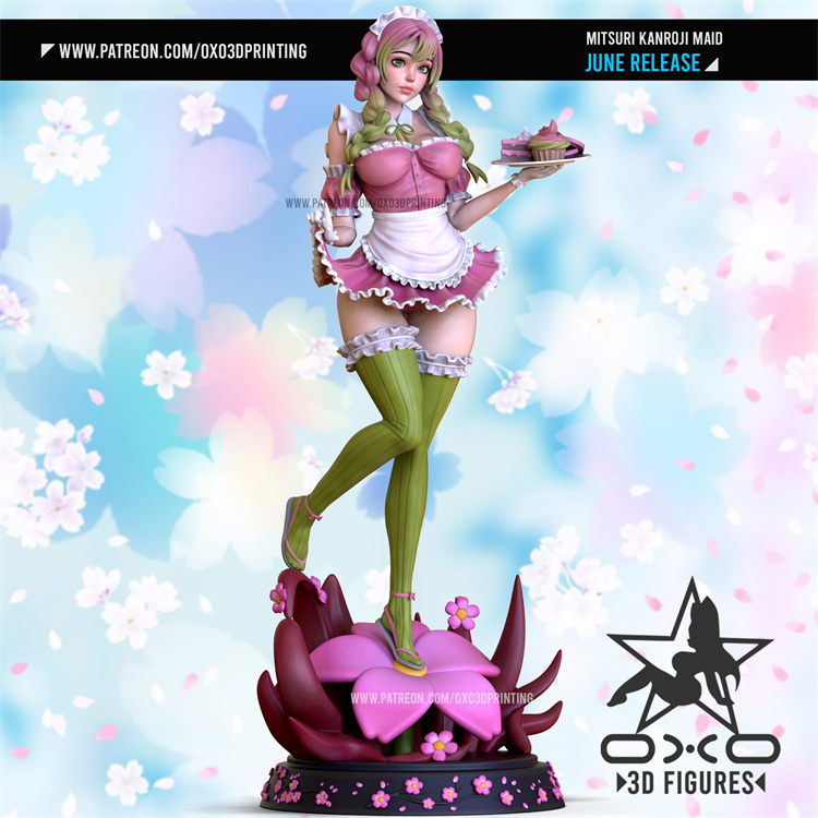 Kanroji Mitsuri Unassembled Unpainted 3D Printing Resin Model Kits
