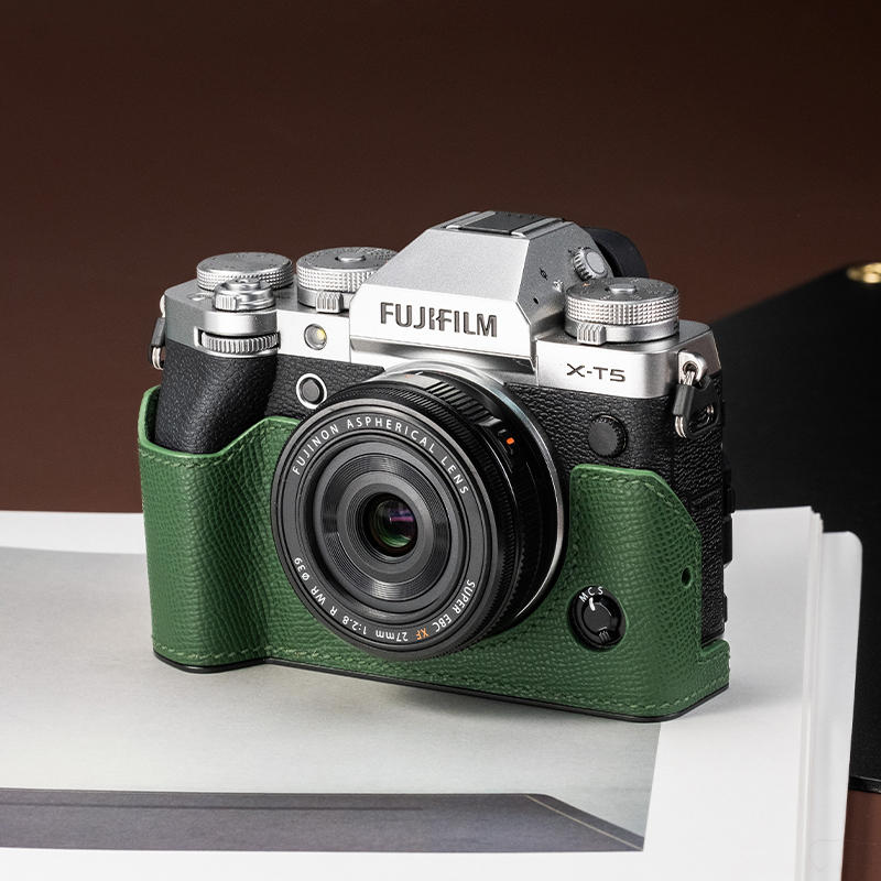 Real Leather Camera Bag Case Cover For Fuji XT5 X-T5 X-T30II XT30II XS20 X-S20 - Picture 26 of 36